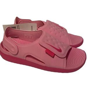 NIKE SUNRAY SIZE 3Y Adjust 5 Open Toe Sandals with Hook & Loop Closure